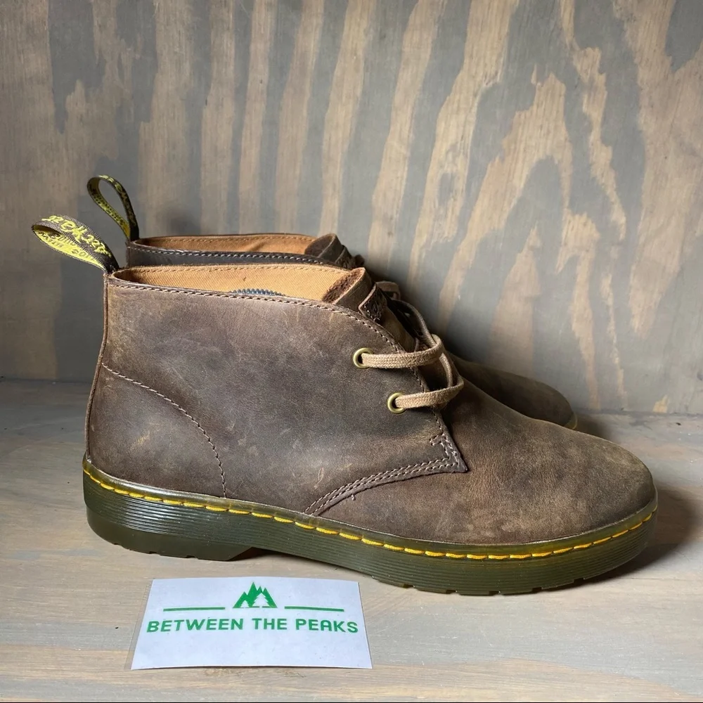 Dr. Martens Cabrillo Brown leather boots mens 9